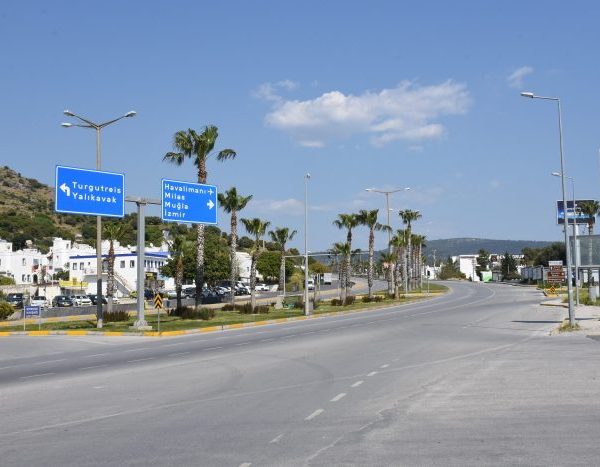 Sokağa çıkma yasağıyla Bodrum’da sessizlik