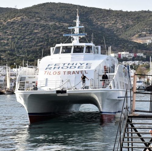 Bodrum Limanı’ndan Bodrum- İstanköy (Kos) feribot seferleri başladı